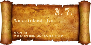 Marczinkech Tas névjegykártya